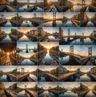 Grid of puzzle tiles arranged without locks or level indicators, showing varied difficulty levels.